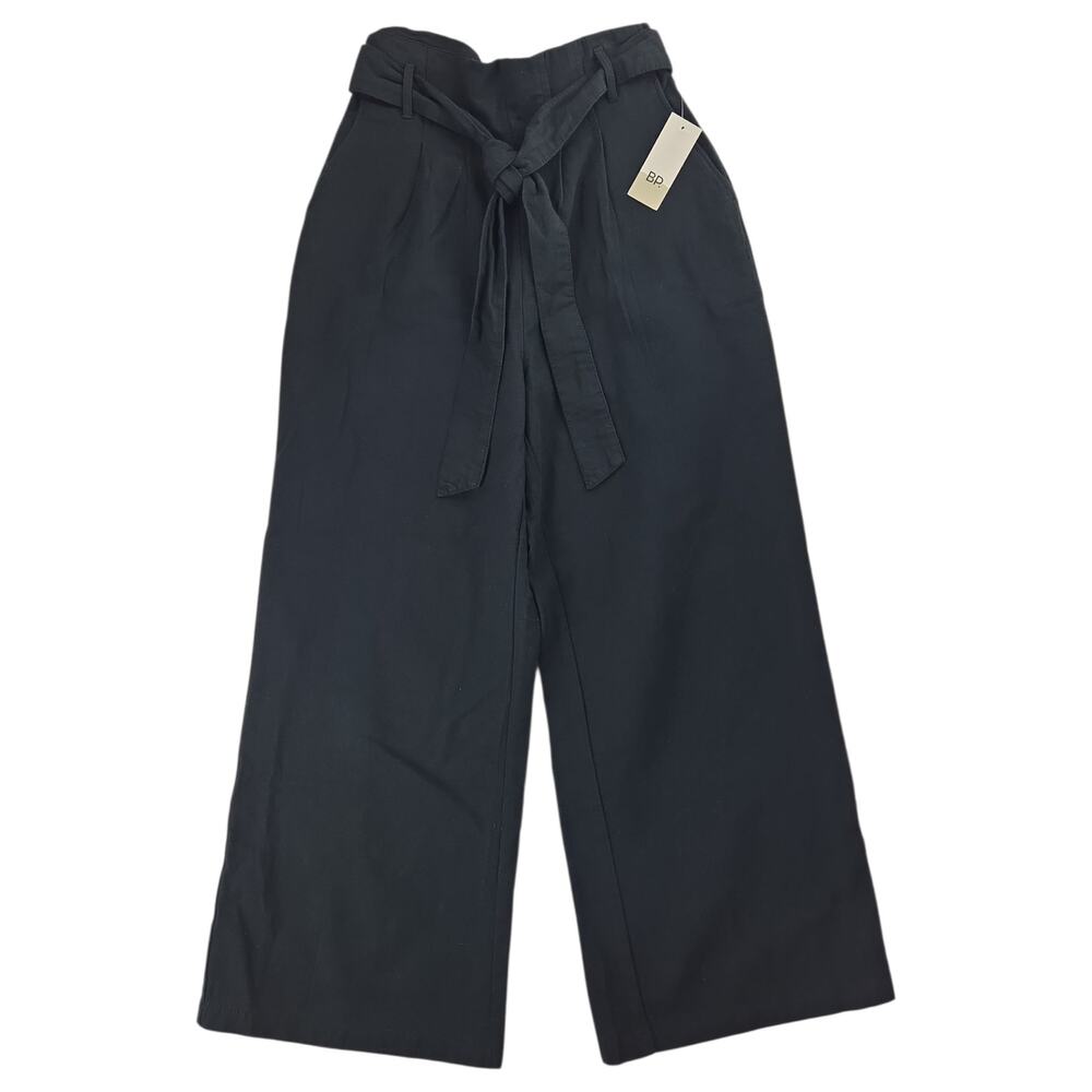 BP | Paperbag Waist-Wide Leg-Cropped Pants | Size XS